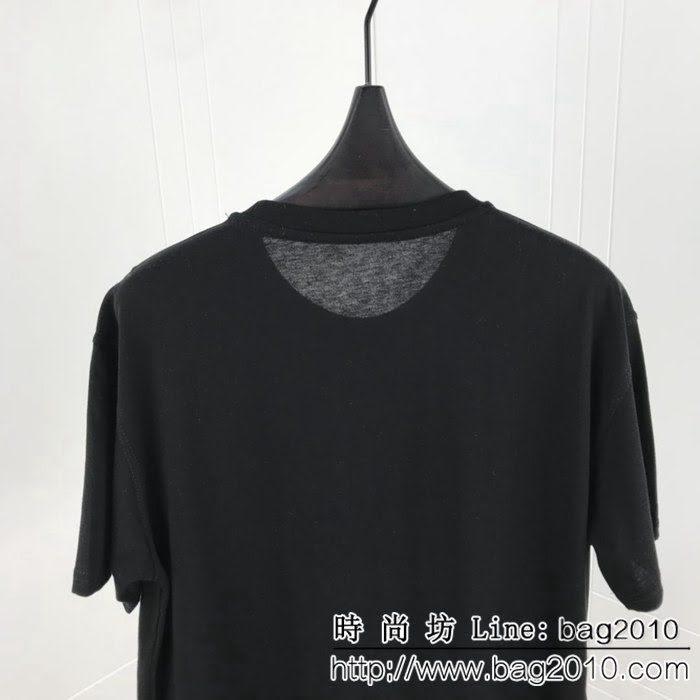 BURBERRY巴寶莉 19ss早春 全新logo系列 小熊貼布圖案短袖 原版純棉面料 高版本男女同款 ydi2260